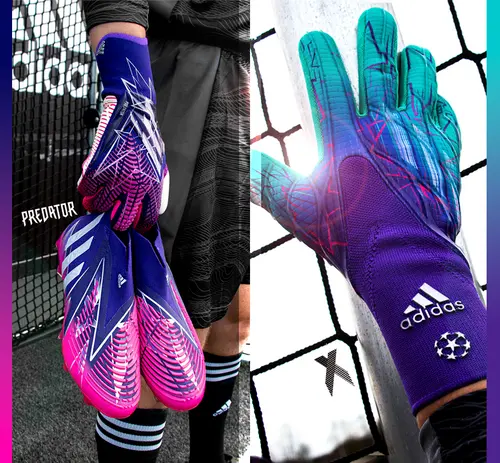 adidas Champions Code Pack guanti e scarpe