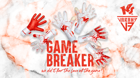 Επαγγελματικά γάντια τερματοφύλακα Varan7 Gamebreaker από την KEEPERsport