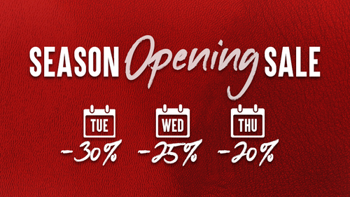 Season Opening Sale