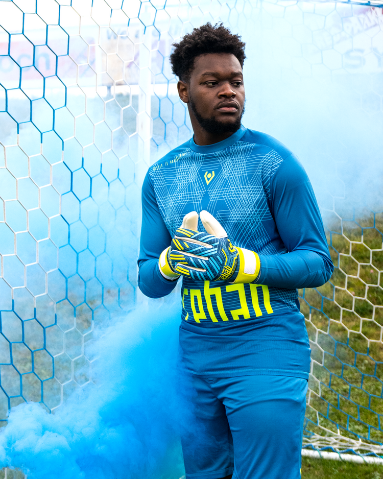 RH7005-470 rehab goalkeeper set graphic blue