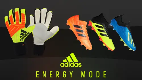 adidas energy mode - Goalkeeper gloves and Football shoes for the WC