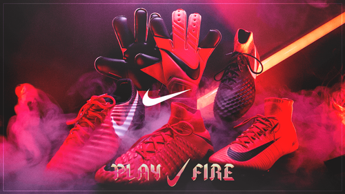 NIKE #PlayFIRE Torwarthandschuhe &amp; Fußballschuhe