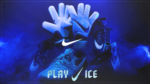 NIKE #PlayICE Torwarthandschuhe &amp; Fußballschauhe