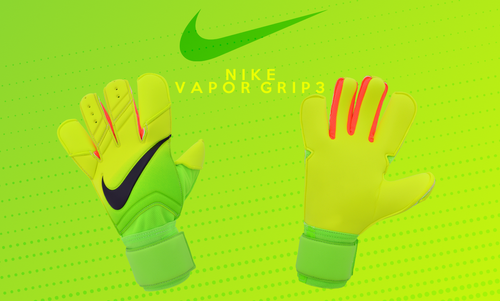 Nike Goalkeeper Gloves and Tiempo Boots in Electric Green-Volt from the Radiation Flare Pack