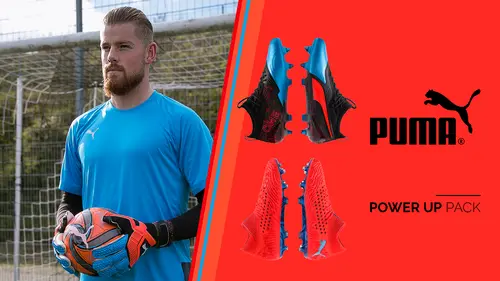 PUMA PowerUp Pack >> Future and ONE with goalkeeper gloves and football boots
