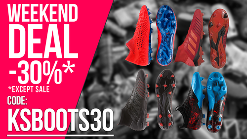 Weekend Deal -30% on all Football Boots