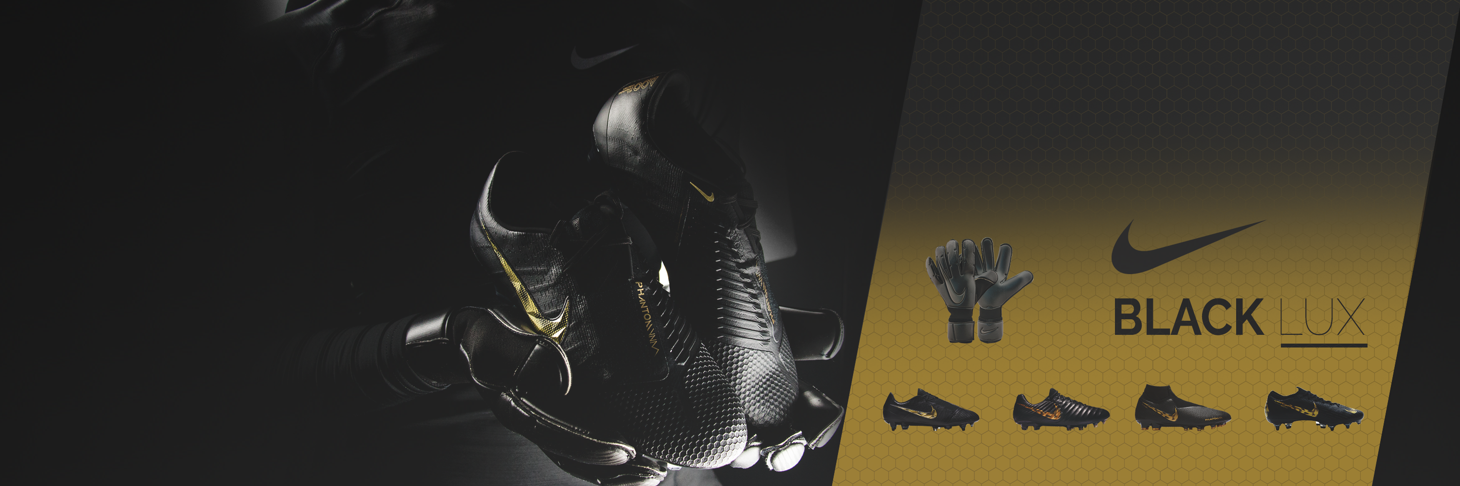 Nike black lux outlet pack football boots