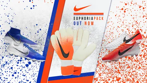 NIKE Euphoria Pack rękawice bramkarskie i buty piłkarskie