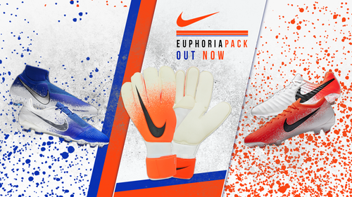 NIKE Euphoria Pack Goalkeeper gloves and Football boots