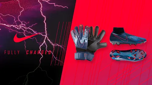 NIKE Fully Charged Pack: guanti da portiere e scarpe da calcio