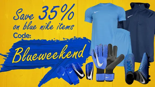 BLUEWEEKEND : sconti sugli articoli NIKE per tutti i portieri!