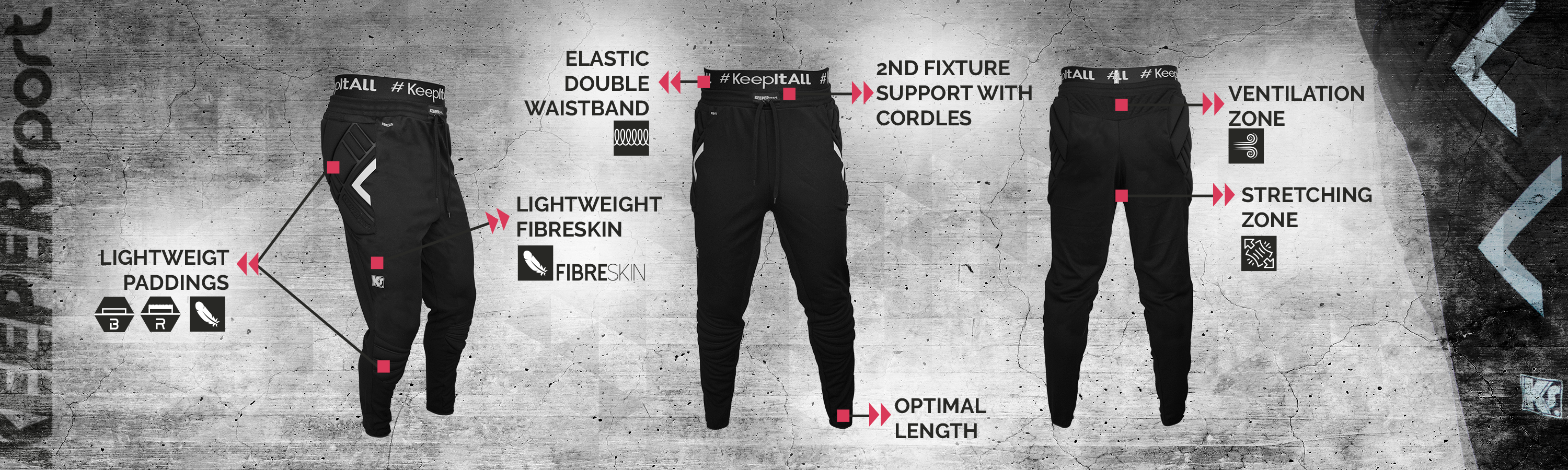 Pantalons techniques KEEPERsport