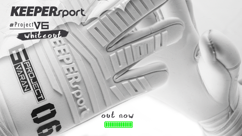 Gants exclusifs KEEPERsport #ProjectV6 Whiteout