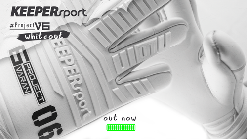 Varan6 - ProjectV6 whiteout - limited goalkeeper gloves