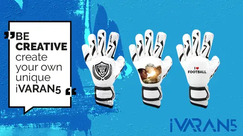 OUT NOW! "BE CREATIVE" - iVaran5 von Keepersport, Torwarthandschuhe