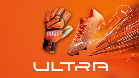 PUMA Ultra keepershandschoenen en voetbalschoenen