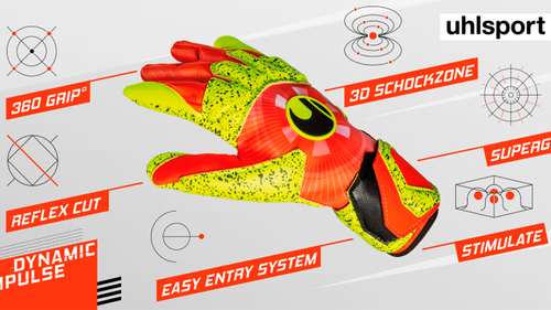 uhlsport Dynamic Impulse brankárske rukavice