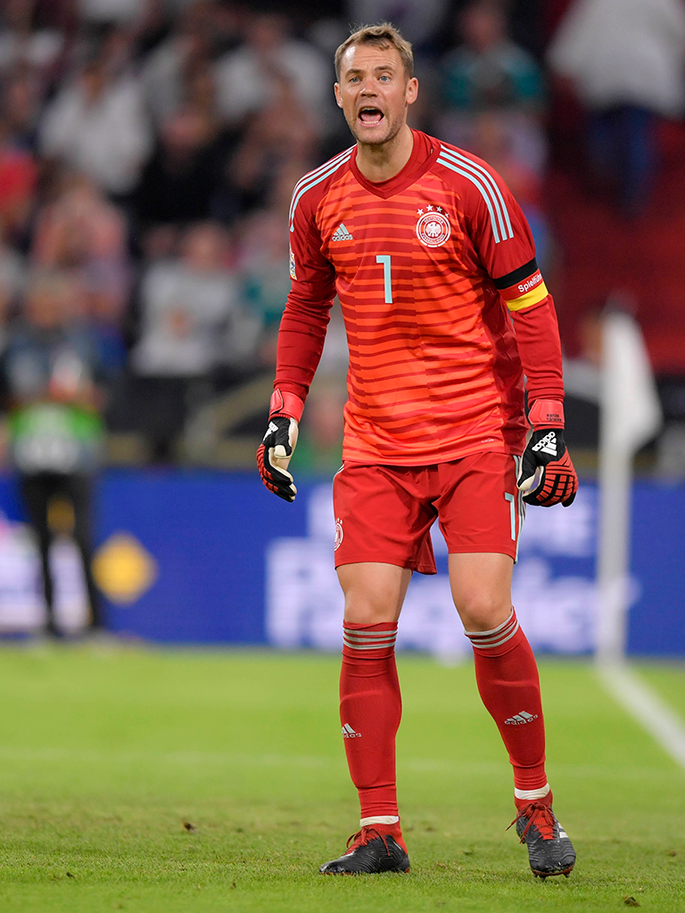 CYL_Manuel Neuer_Team Mode gloves and red jersey