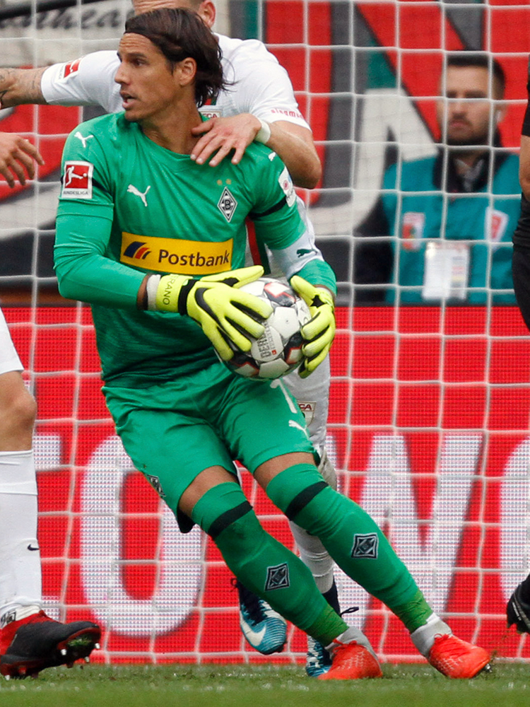 CYL_Yann Sommer_green Puma and yellow NIKE