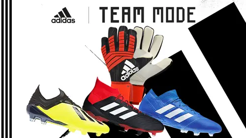 adidas Team Mode Football Boots and Goalkeeper Gloves for the season 2018/19