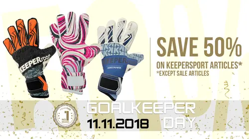 GOALKEEPERday: huge discounts for all Keeper's