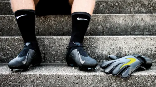 NIKE Stealth Ops Pack with black Football Boots for the goalkeeper