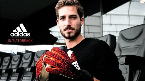 adidas Initiator Pack with football boots and goalkeeper gloves