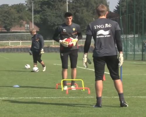 Lernen von den Profis Thibaut Courtois