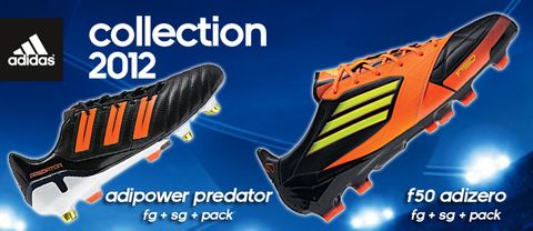 Die neuen adidas Fußballschuhe aus der Kollektion 2012 (adiPower Predator, adiPure)