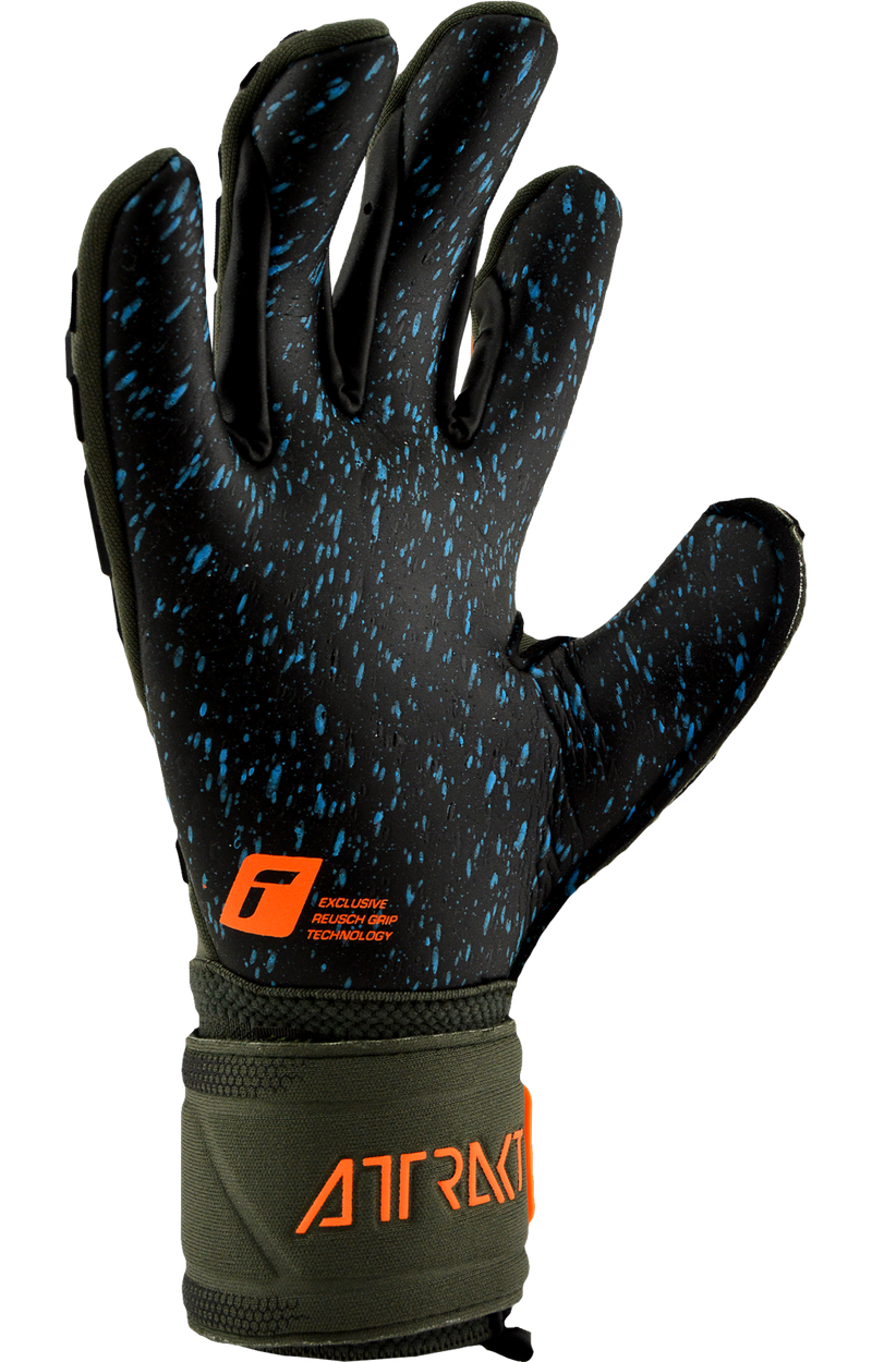 Gants De Gardien Reusch Attrakt Freegel Fusion - Coupe Ergonomique Pour Match Sur Terrain Naturel