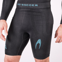 Produktbild von HO Soccer Unisex Hose Raven – Mit Protektoren An Hüfte & Knien, Elastisches Mesh, Für Kunstrasen