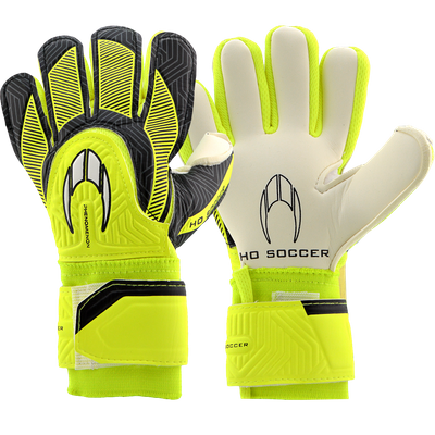 Guanti Da Portiere Bambino HO Soccer Initial Arena NG Red, Nero/rosso, Taglia 2, Palmo In Lattice HARDSOFT+