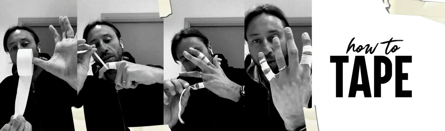 Finger tapen