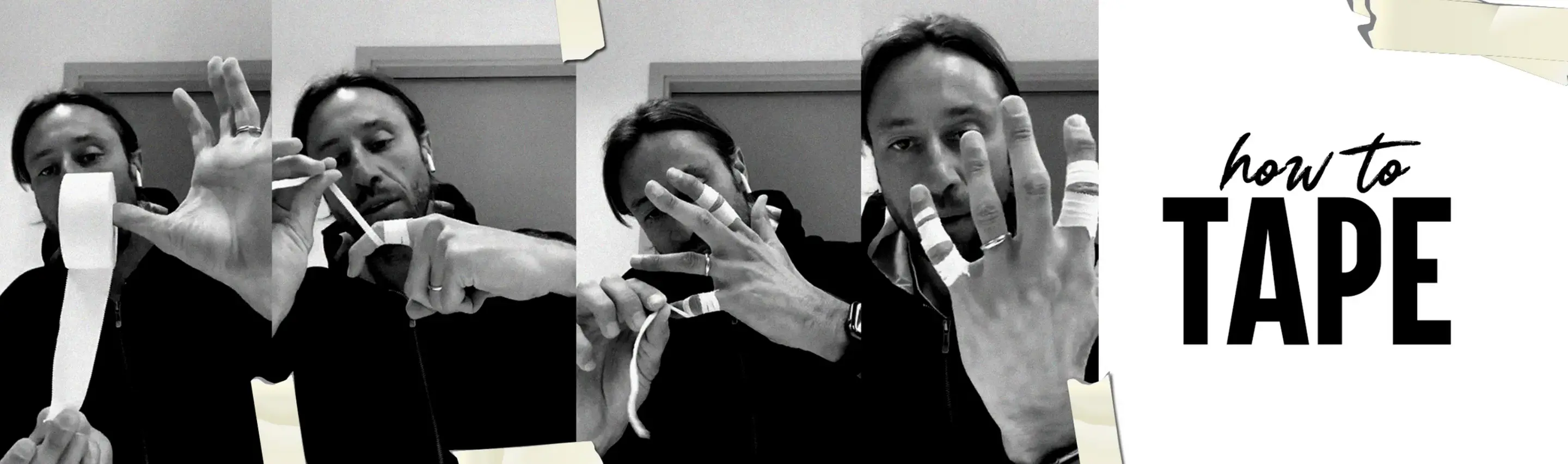 Finger tapen