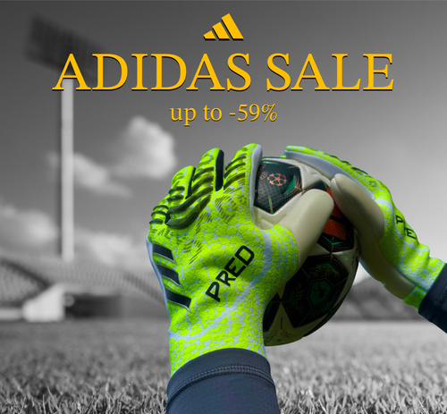 adidas Sale: Save up to -59% off adidas gloves, boots and many more