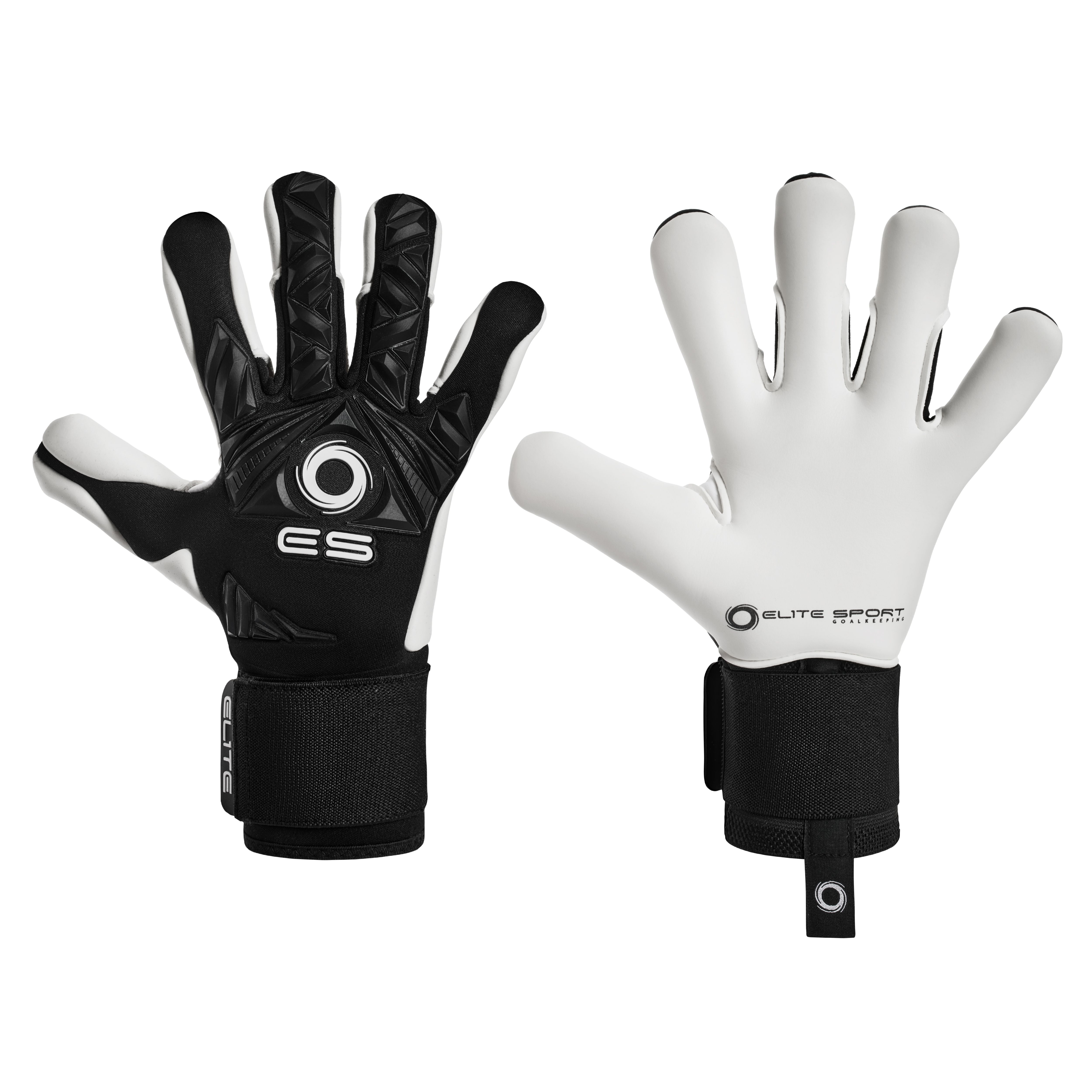 Black and store white goalkeeper gloves