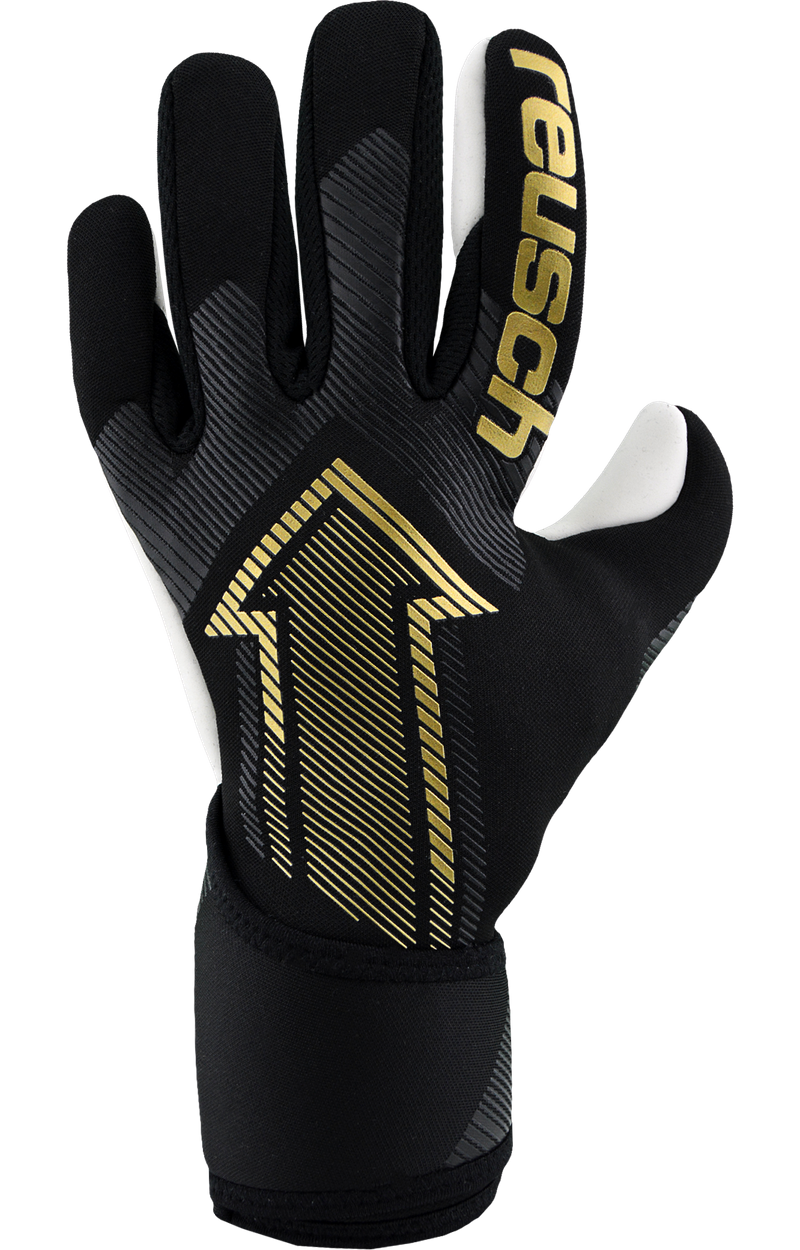 Uhlsport Absolutgrip Guanti Da Portiere Unisex - Modello Comfort, Chiusura Con Linguetta In Lattice E Benda Elastica, Lavabili In Lavatrice - 2