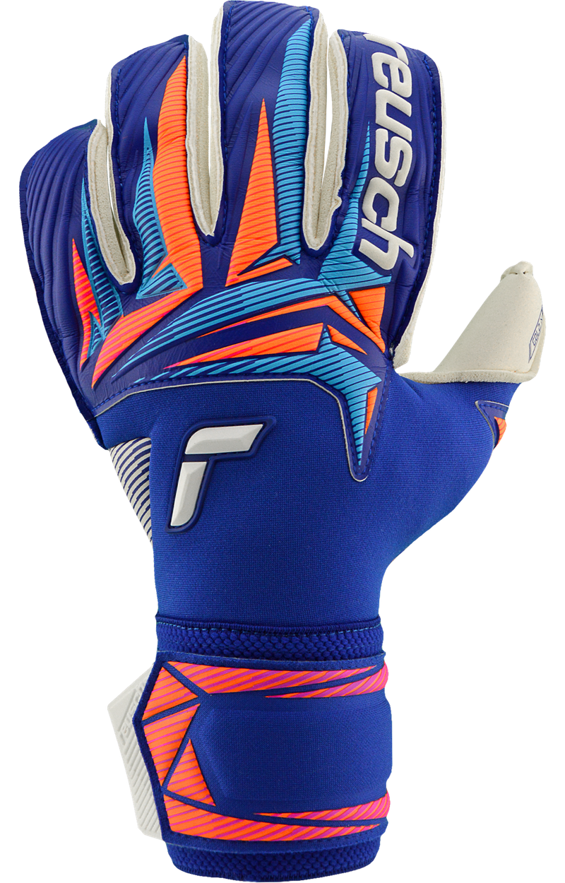 Reusch Attrakt Gold X Roll Finger - Blue