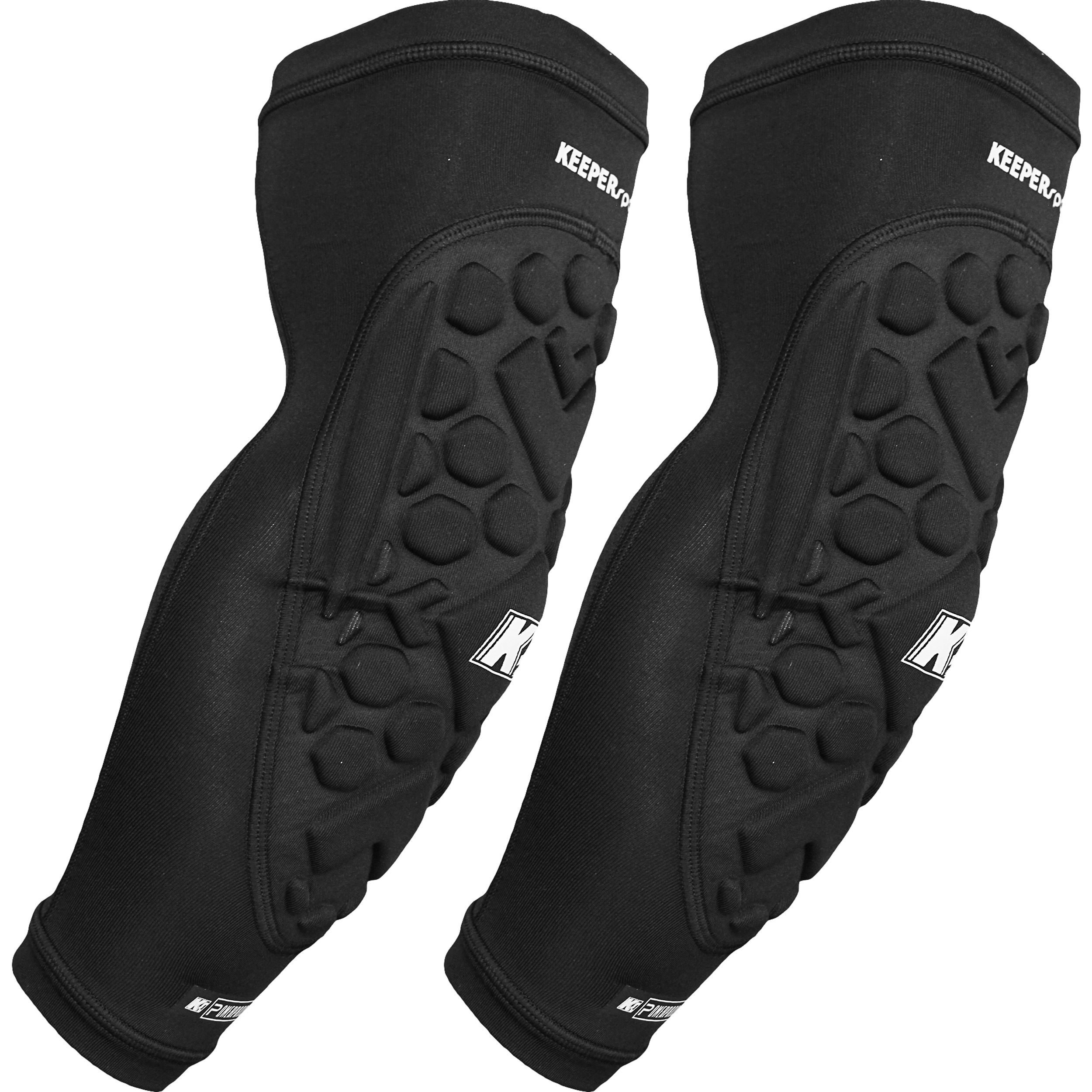 KEEPERsport Elbow Guards PowerPadded Schwarz