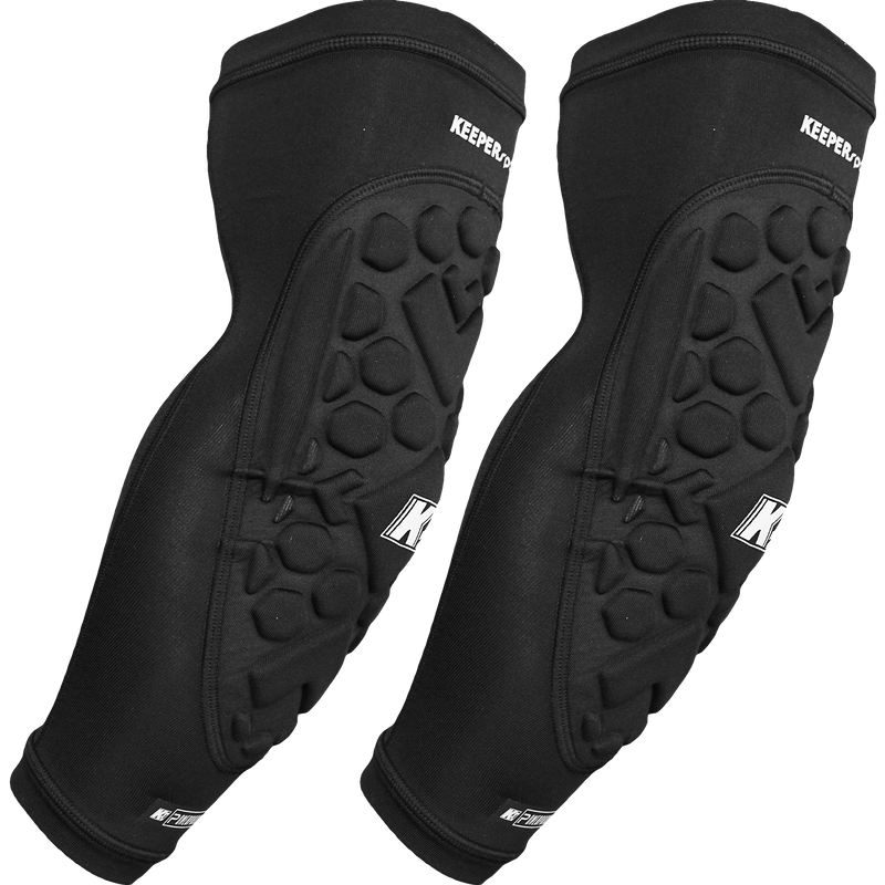 KEEPERsport Elbow Guards PowerPadded Nero