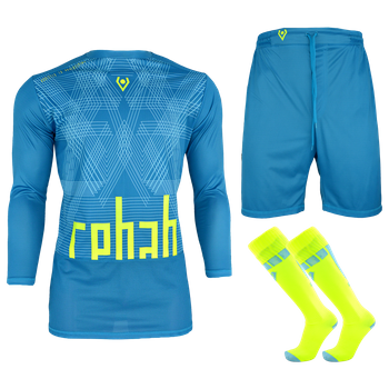 rehab GK Set Graphic Blue l/s