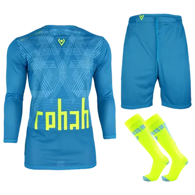 rehab GK Set Graphic Blue l/s