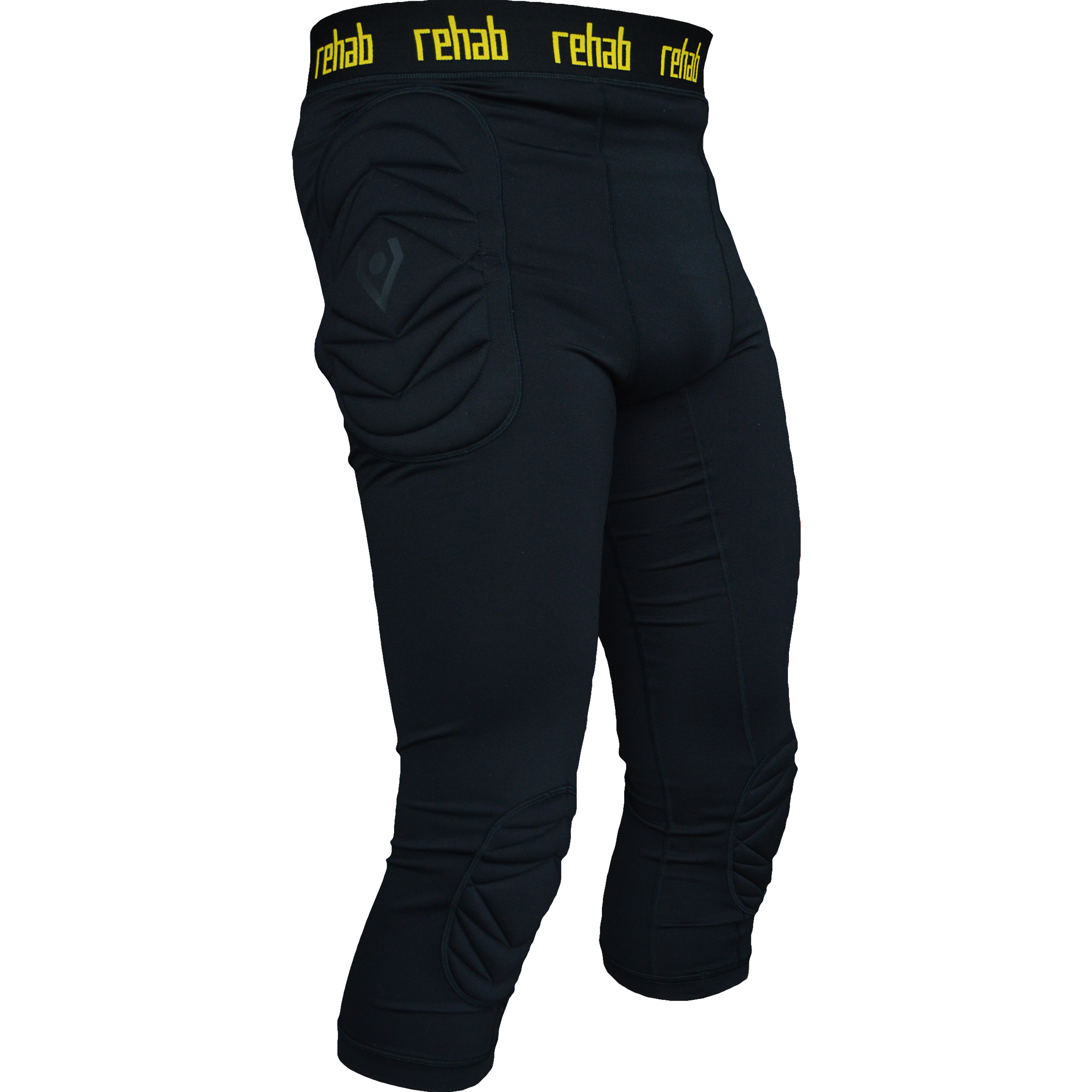 rehab Goalkeeper Underpants 3/4 (black) - Yellow