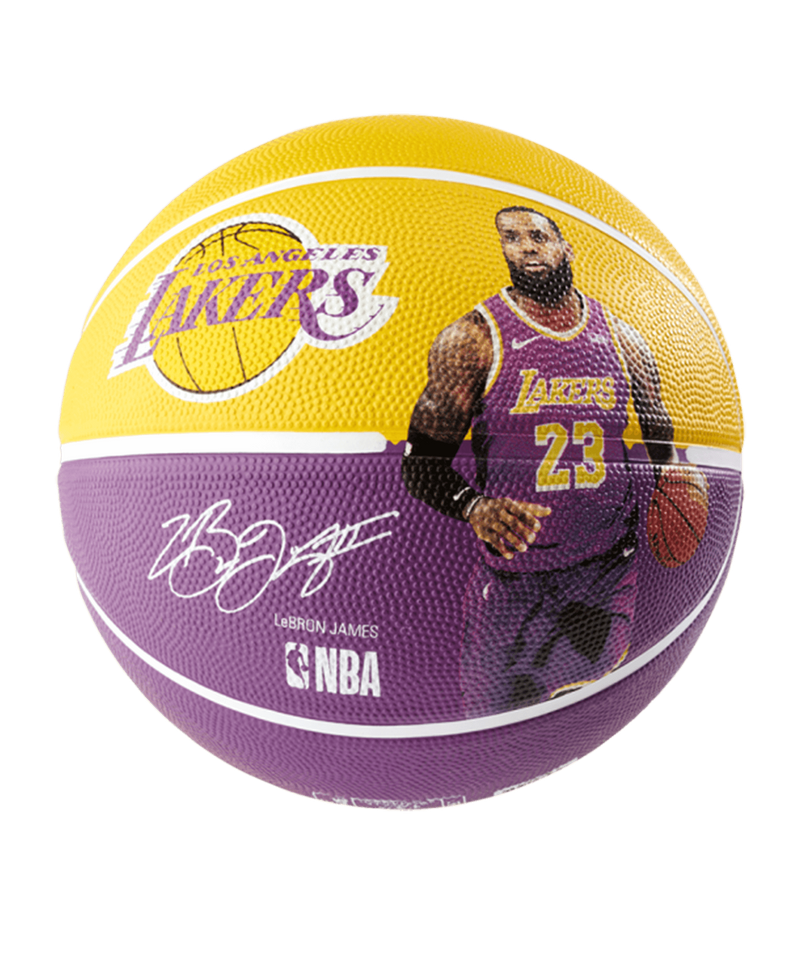 Spalding NBA Lebron James Basketball - Yellow