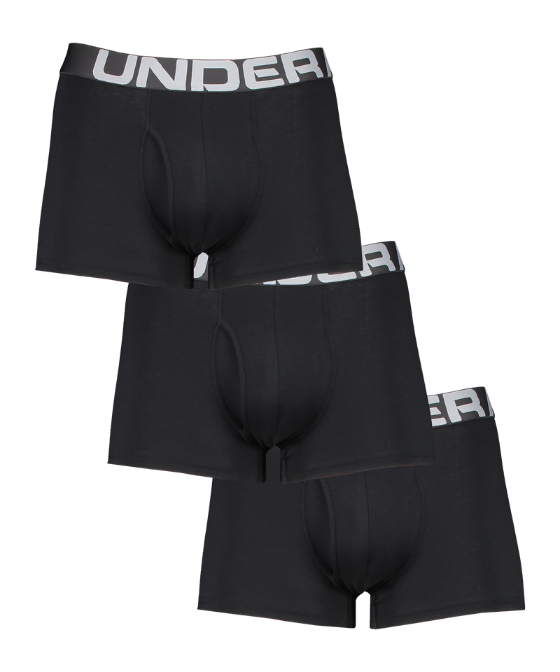 Under Armour Charged Boxer 3in Pack Black