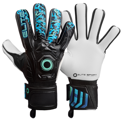 Gants De Gardien De But Precision GK Elite 2.0 Contact - Paire Neuve - Turquoise/Orange Fluo