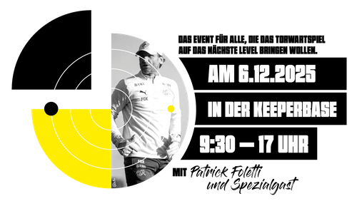 Torwart Workshop mit Patrick Foletti in der KEEPERbase – Exklusives KEEPER Seminar 2025