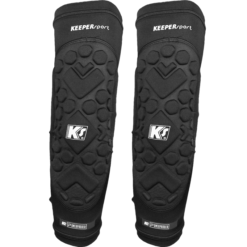 KEEPERsport Elbow Guards PowerPadded Black
