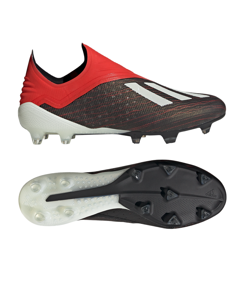 gusto Enojado camuflaje adidas X 18+ FG - Red