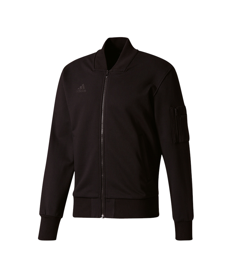 Rebobinar Leyenda Aventurero adidas Tango Future Sweat Bomber Jacket - Black